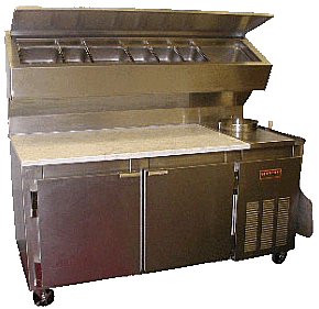 Marsal and Sons 48 wide Pizza Prep Table BM48S Supreme