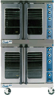 Duke Model E102-G & E102-E Double Section Convection Oven